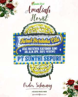 Papan Bunga Duka di Mulyojati