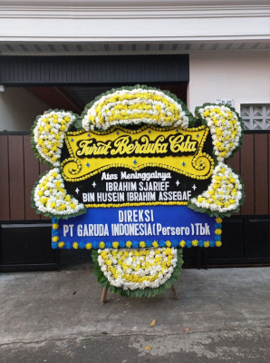Papan Bunga Duka di Mulyojati