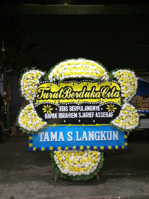 Papan Bunga Duka di Mulyojati