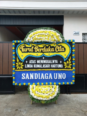 Papan Bunga Duka di Mulyojati